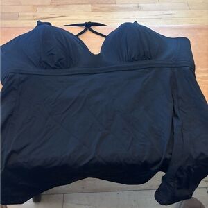 Black Halter Swimsuit Tankini